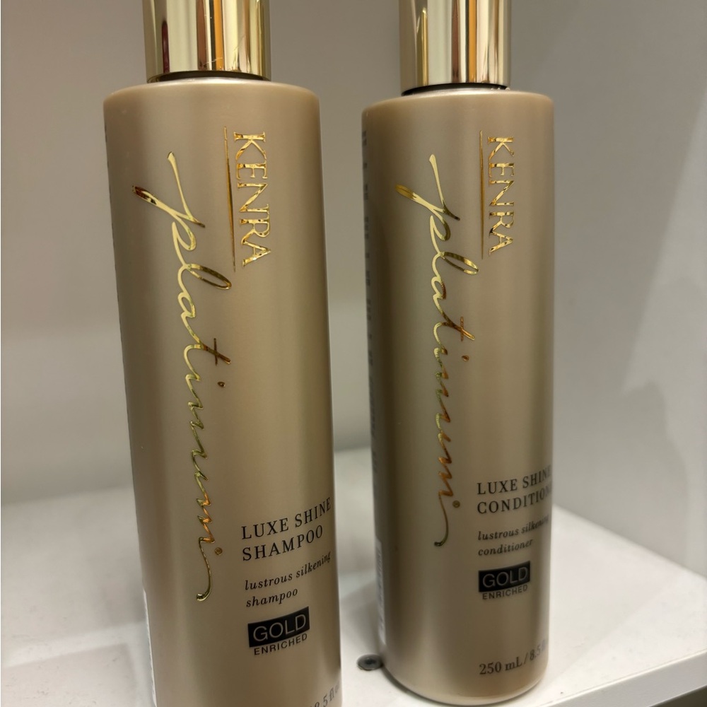 Kenra Platinum Luxe Shine Shampoo and Conditioner Set